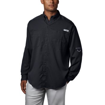 Columbia Muške Košulje - PFG Tamiami II Long Sleeve Crne | DMPW-46798